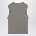 Fear of God Essentials Grey ribbed cotton-blend tank top