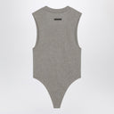 Fear of God Essentials Sleeveless grey cotton-blend bodysuit
