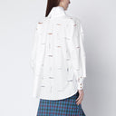 Vivienne Westwood White Halston shirt with cut-out details