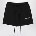 Fear of God Essentials Black shorts with logo