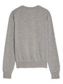 Maison Kitsuné Maison Kitsune Suéter Regular con Parche de Zorro Bebé