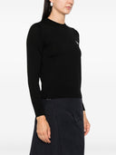 Maison Kitsuné Maison Kitsune suéter con parche de zorro bebé