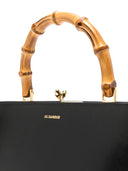 Jil Sander Goji bamboo-handle leather bag