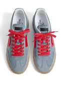 Valentino Garavani Upvillage Low Top Sneaker In Split Leather And Calfskin Nappa Leather