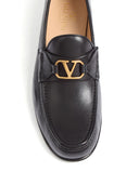 Valentino Garavani Vlogo Signature Moccasin In Buffalo