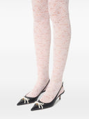 Valentino Garavani Bepointy 45mm Patent Leather and Kid Slingback Pumps