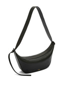 Jil Sander Logo embossed knot shoulder bag