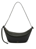Jil Sander Logo embossed knot shoulder bag