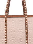 Valentino Garavani Rockstud canvas medium tote bag