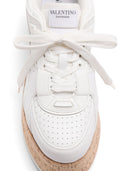 Valentino Garavani Freedots XL Sneaker in Calfskin and Cork