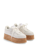Valentino Garavani Freedots XL Sneaker in Calfskin and Cork