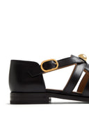 Valentino Garavani Vlogo Signature Fisherman Sandal In 20mm Calfskin