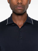 Brunello Cucinelli cotton polo shirt - blue