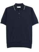 Brunello Cucinelli cotton polo shirt - blue