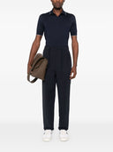 Brunello Cucinelli cotton polo shirt - blue
