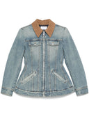 Alexander McQueen Coats Clear Blue