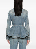 Alexander McQueen Coats Clear Blue