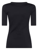 Fabiana Filippi beaded-trim ribbed-knit Top
