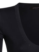 Fabiana Filippi beaded-trim ribbed-knit Top