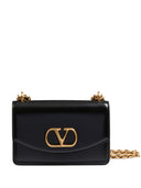 Valentino Garavani Vain Small Shoulder Bag In Shiny Calfskin