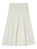 Jil Sander milk white mid length skirt