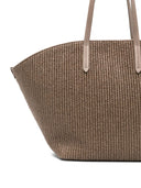 Brunello Cucinelli woven tote bag