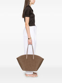Brunello Cucinelli woven tote bag
