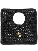 Jacquemus Le Petit Carre Spiaggia rafia handbag