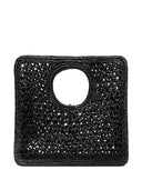 Jacquemus Le Petit Carre Spiaggia rafia handbag