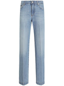 Dolce & Gabbana loose denim jeans with broken crease