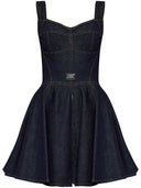 Dolce & Gabbana denim bustier dress