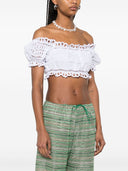 Ermanno Scervino Off-shoulder Lace-detail top