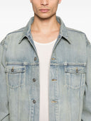 Saint Laurent  Coats Blue