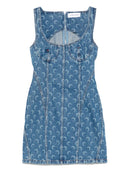 MARINE SERRE Dresses Clear Blue