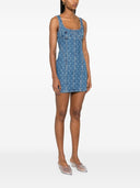 MARINE SERRE Dresses Clear Blue