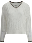 Brunello Cucinelli Sweaters White