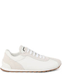 Brunello Cucinelli Suede and calfskin runners with monili