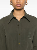 Saint Laurent Cassandre shirt in linen and cotton