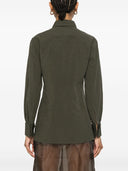 Saint Laurent Cassandre shirt in linen and cotton