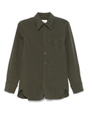 Saint Laurent Cassandre shirt in linen and cotton