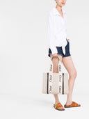 Borsa tote media in tela Woody di Chloé
