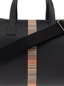 Paul Smith Leather 'Signature Stripe' Trim Holdall