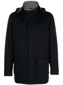 Brunello Cucinelli Coats Blue Brunello Cucinelli