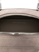 Self-Portrait Suede mini shoulder bag