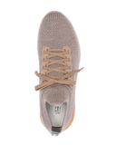 Brunello Cucinelli Runners in wool and semi-gloss calfskin