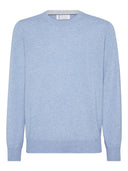 Brunello Cucinelli Sweaters Clear Blue