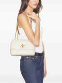 Tory Burch Kira Diamond small leather shoulder bag