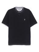 Brunello Cucinelli T-shirts and Polos Blue