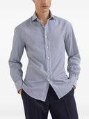 Brunello Cucinelli Shirts Blue