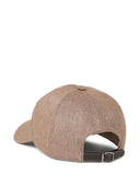 Brunello Cucinelli baseball cap with embroidered logo